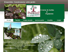Tablet Screenshot of pepinierespassedat.com
